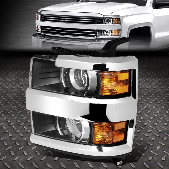 NUVISION for 15-19 Chevy Silverado 2500HD 3500HD Driver Left Side OE Style Projector Headlight