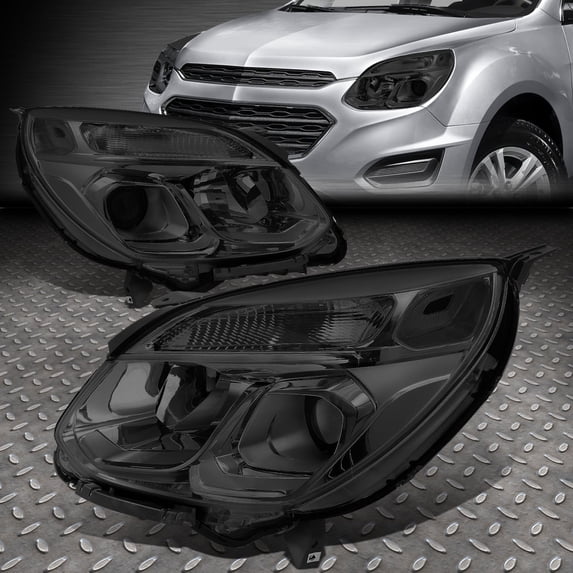 NUVISION for 16-17 Chevy Equinox Smoked/Clear Corner Projector ...