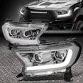 thumbnail image 1 of Nuvision for 19-22 Ford Ranger Sequential Signal Startup LED DRL Projector Headlight Chrome, 1 of 7