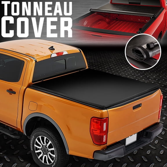 Nuvision for 19-23 Ford Ranger Pickup 6Ft Truck Bed Soft Vinyl Top Roll-Up Tonneau Cover