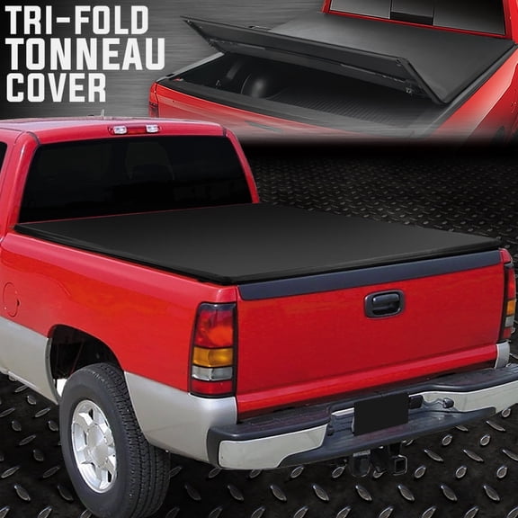 Nuvision for 19-25 Silverado Sierra 69.3" Bed Tri-Fold Adjustable Soft Trunk Tonneau Cover