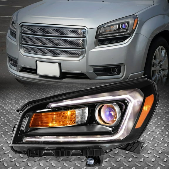 Nuvision for 2013-2016 GMC Acadia LED DRL Driver Left Side Projector Headlight HeadLamp