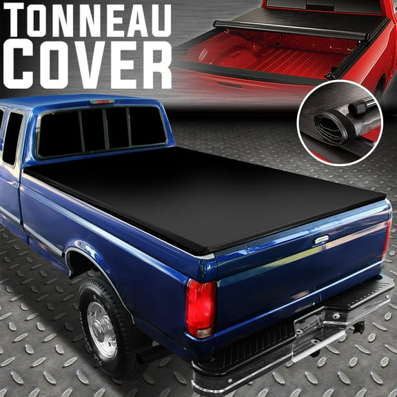 Nuvision for 73-98 Ford F150 F250 F350 6.5Ft Bed Soft Vinyl Roll-Up Tonneau Cover