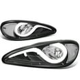 thumbnail image 1 of NUVISION for 99-05 Pontiac Grand AM LED DRL Headlights Black Housing Clear Corner, 1 of 9