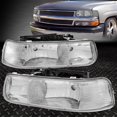 thumbnail image 1 of NUVISION for 99-06 Chevy Silverado Suburban 1500 2500 Chrome Housing Headlight Head Lamp, 1 of 8