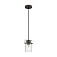 thumbnail image 1 of Nuvo Lighting Antebellum 1-Light Mini Pendant Fixture Mahogany Bronze Finish with Clear Glass - N/A, 1 of 9