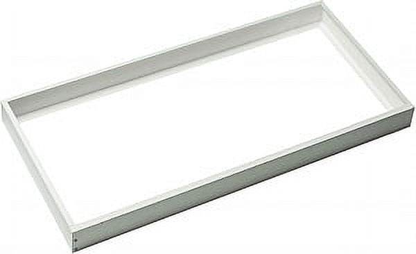 NUVO Lighting LED Flat Panel Frame Kit - 2x4 FT - White Finish ...