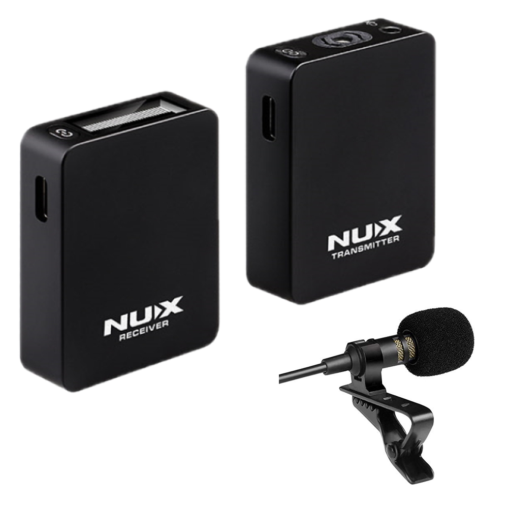 NUX B10 Vlog Camera Wireless Microphone System for Vlog Shooting, Live