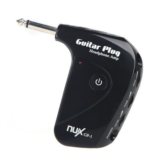 NUX GP-1 Electric Guitar Plug Mini Headphone Amp Built-in Distortion Effect Compact Portable