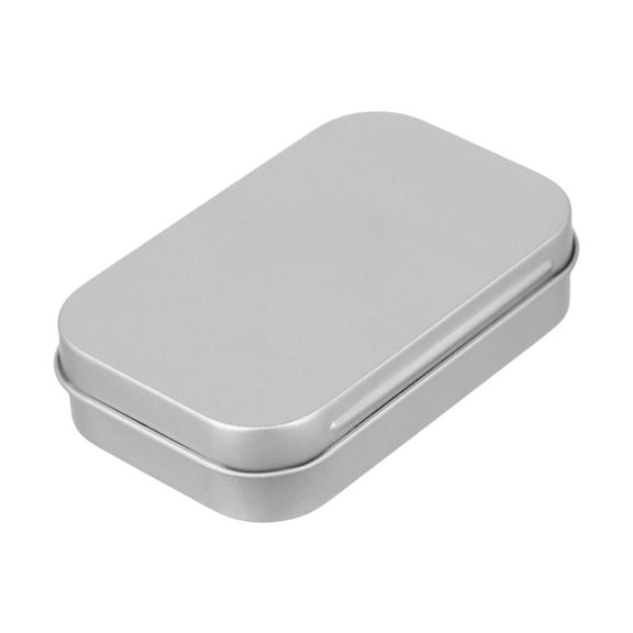 NUYADA Compact And Portable Hinged Compartment Flip Top Case Lightweight Design Select Tinplate Storage Box Mini Tin Box