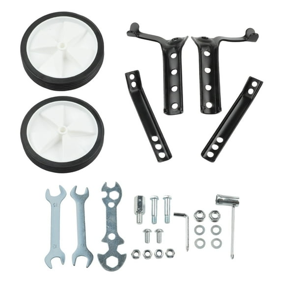 NUYADA Multispeed Training Wheels For Bikes Adjustable For Various Sizes And Heights