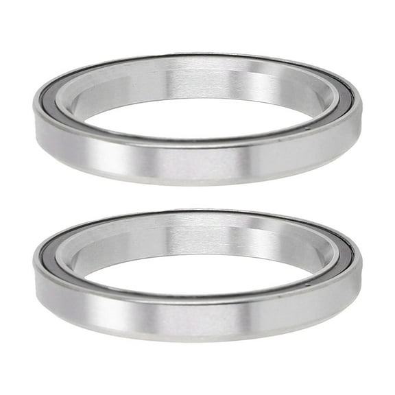 NUYADA Replacement Bike Headset Bearings 38X27 15X6 5Mm 2 Pcs Ball Bearing Steel