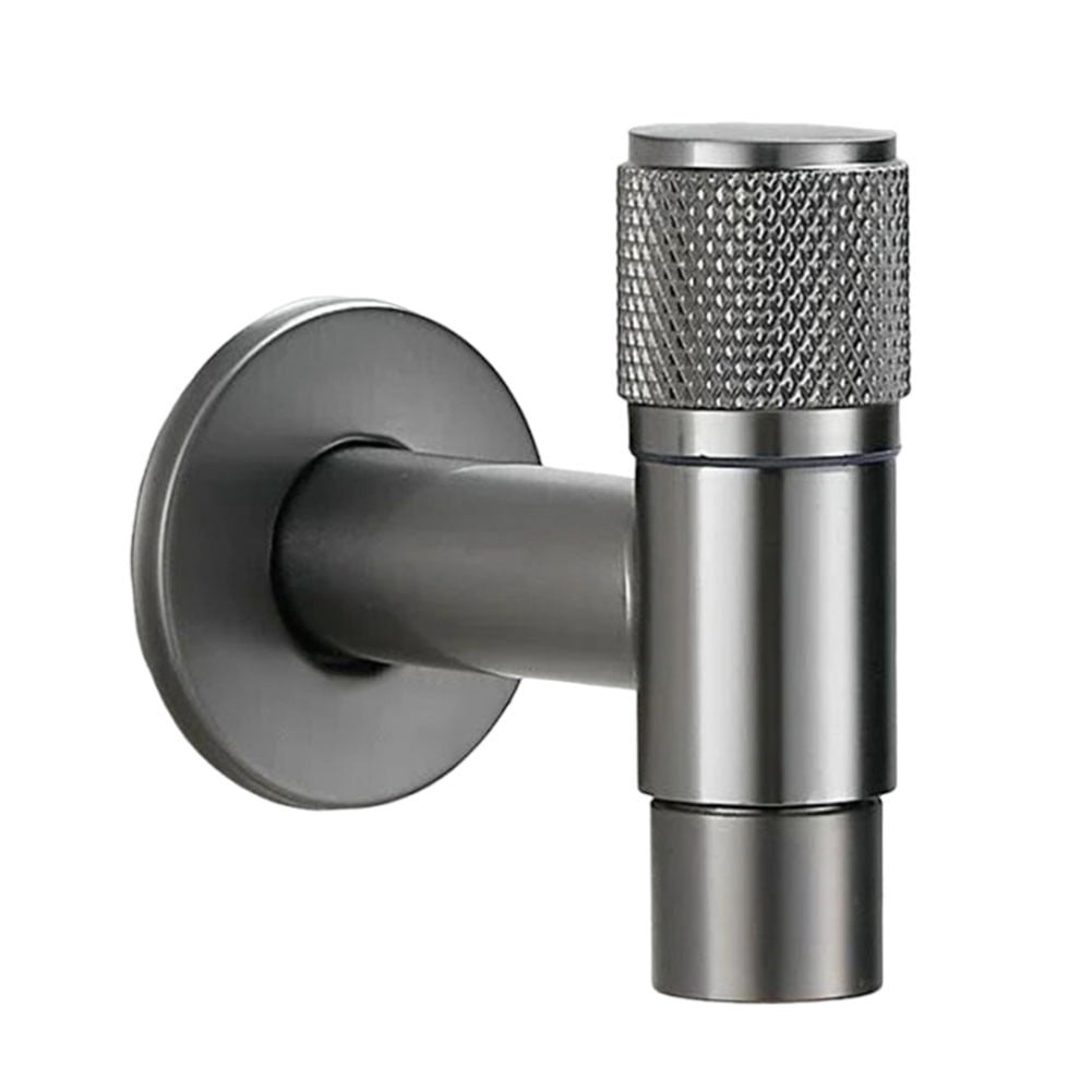 NUYADA Sleek Gray Finish Faucet Home Laundry Faucet Garden Faucet ...