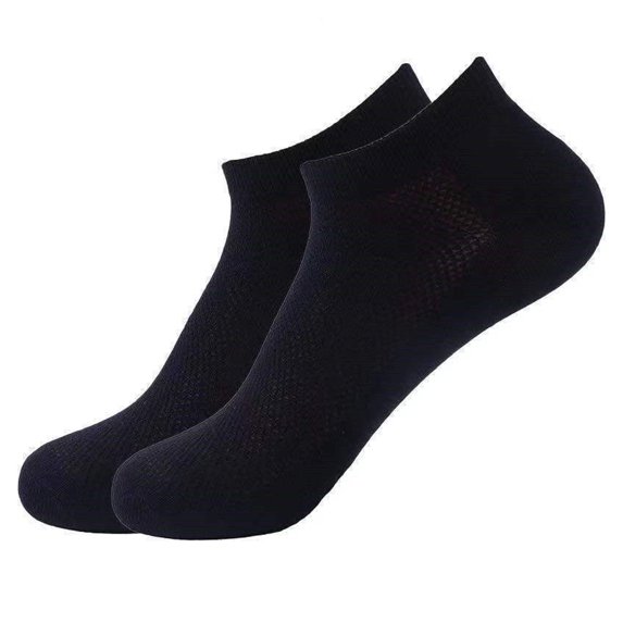 NUZYZ 1 Pair Unisex Socks Hollow Mesh Great Breathability Mid-tube Low-cut Anti-slip High Elasticity Quick Dry Sweat Absorption Daily Wear Sport Socks