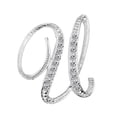 thumbnail image 1 of NUZYZ 1 Pc Unisex Rhinestone English Letters Alphabet A-Z Brooch Pin Ornament, 1 of 7