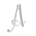 thumbnail image 1 of NUZYZ 1 Pc Unisex Rhinestone English Letters Alphabet A-Z Brooch Pin Ornament, 1 of 7
