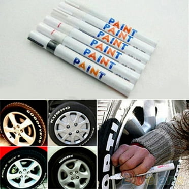 NUZYZ 12 Colors Waterproof Car Tyre Tire Tread Rubber Metal Permanent Paint Marker Pen