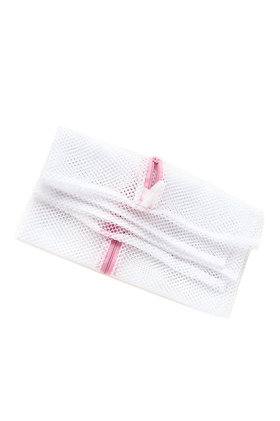 2Pcs Clothes Bra Underwear Laundry Bags Reusable Mesh Net Zipper Washing Pouch