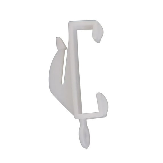 NUZYZ 40Pcs Window Curtain Rod Slide Rail Track Glider Drape Pole Runner Loop Hook