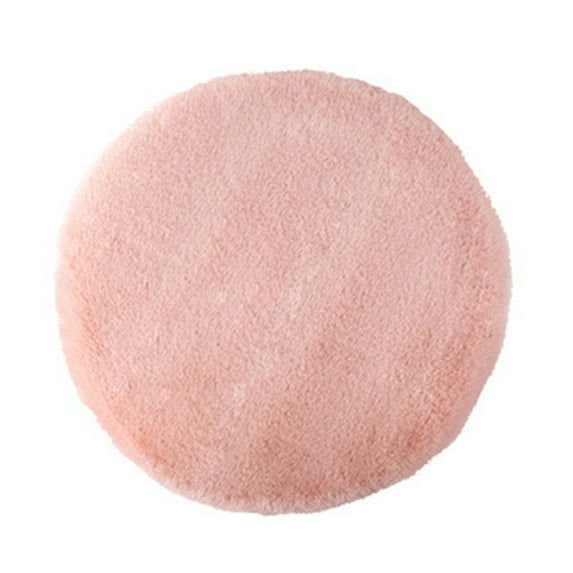NUZYZ 45cm Plush Seat Cushion Soft Imitation Rabbit Fur Thicken Keep Warm Round Seat Hip Protective Non-slip Living Room Chair Car Seat Stuffed Cushion Household Supplies
