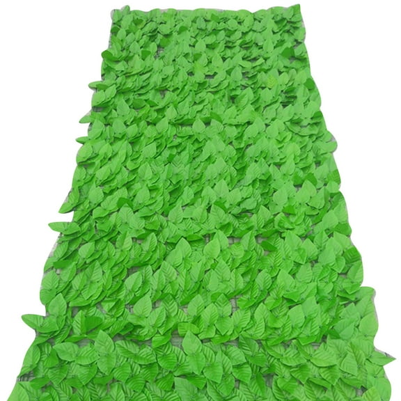 NUZYZ 50x100cm Non-Fade Plastic Artificial Leaf Roll Privacy Screen Hedge Wall Fence Balcony Decor