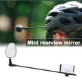 thumbnail image 1 of NUZYZ Adjustable Bicycle Helmet Reflective Convex Rearview Mirror for Mountain Road Bike, 1 of 4