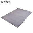 thumbnail image 1 of NUZYZ Antiskid Thicken Coral Fleece Floor Mat Rug Carpet Living Room Bedroom Decor Silver Grey 40*60cm, 1 of 8