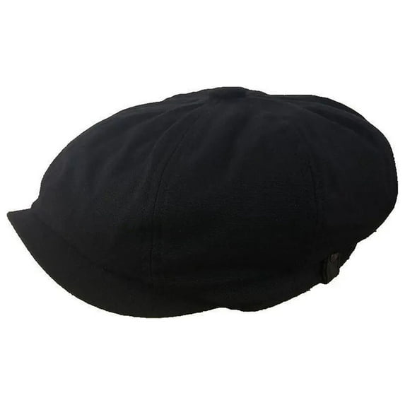 NUZYZ Beret Hat Short Brim British Style Retro Round Top Fine Texture Sun Protection Breathable Classic Western Newsboy Hat Fashion Accessories
