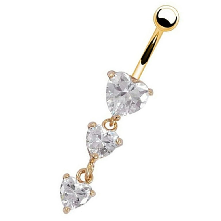 Gold 2024 navel bar