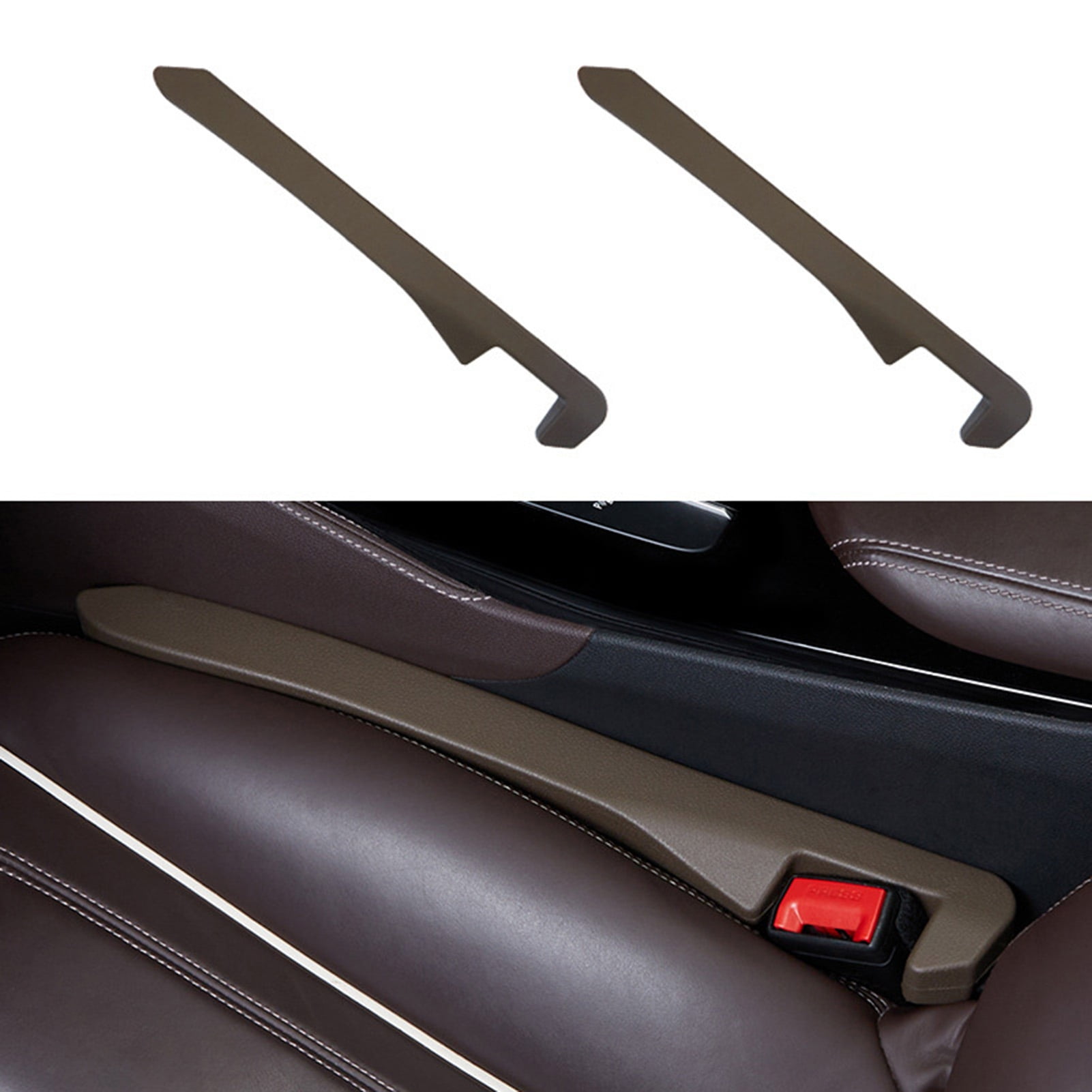 NUZYZ Car Seat Gap Filler Universal Soft Leather Interior Accessories