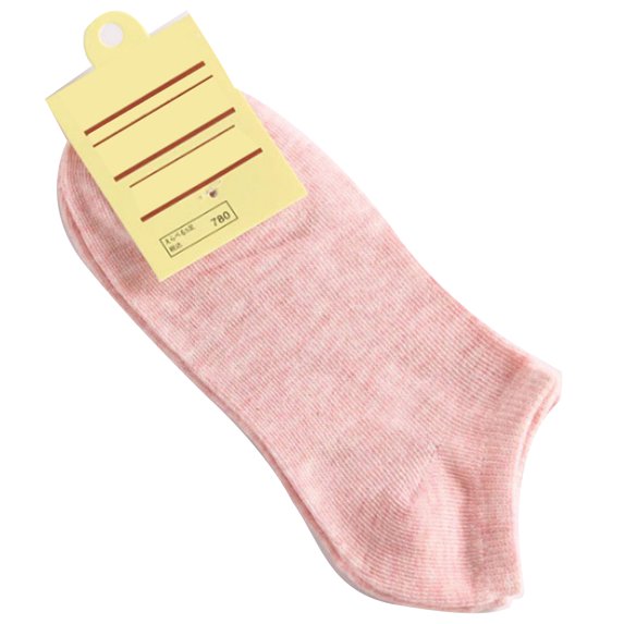 NUZYZ Casual Women Solid Color Elastic Cotton Breathable Low Cut Ankle Boat Socks