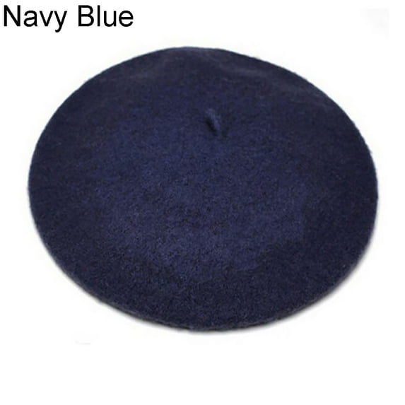 NUZYZ Classic Solid Color Winter French Style Beret Artist Hat Casual Women Cap Gift
