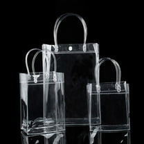 NUZYZ Clear Tote Bags Friendly Purse Shoulder Handbag PVC Transparent Plastic Pouch