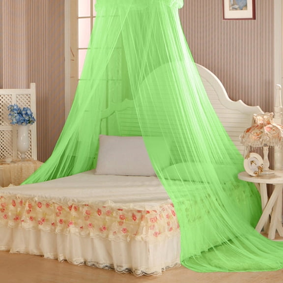 NUZYZ Elegent Lace House Bedding Decor Sweet Round Bed Canopy Dome Mosquito Net