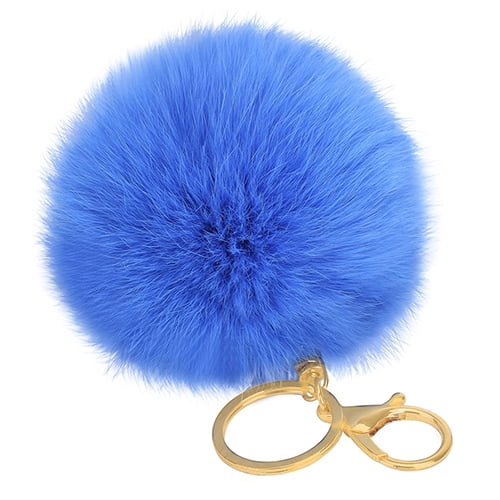 NUZYZ Furry Ball Keychain Key Hanging Accessory for Bag Xmas Festival