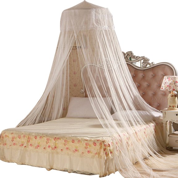 NUZYZ House Bedding Decor Summer Sweet Style Round Bed Canopy Dome Mosquito Net