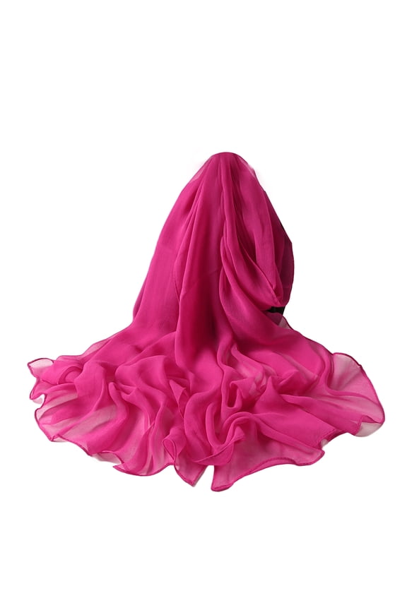 Lady Scarf Soft Bright Colors Comfortable Protective Quick Dry Sunscreen Lightweight Thin Women Summer Neck Wrap for Vacation