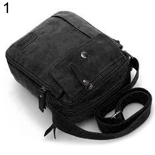 NUZYZ Man's Causal Canvas Rucksack Multifunctional Outdoors Shoulder Sling Bag