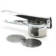 thumbnail image 1 of NUZYZ Manual Stainless Steel Potato Ricer Squeezer Food Crusher Masher Kitchen Tool, 1 of 7