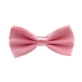 thumbnail image 1 of NUZYZ Men Bow Tie Detachable Design Adjustable Fit Solid Color Formal Bow Tie Business Suit Coat Bow Tie Accessory ,Pink, 1 of 8