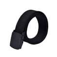 thumbnail image 1 of NUZYZ Men Nylon Belt Solid Color Holeless Design Waistband Adjustable Length None Metal Buckle Jeans Belt Costume Accessories, 1 of 8