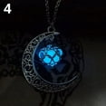 thumbnail image 1 of NUZYZ Moon Glowing Turquoise Pendant Charm Jewelry Chain Necklace Halloween Gifts, 1 of 7