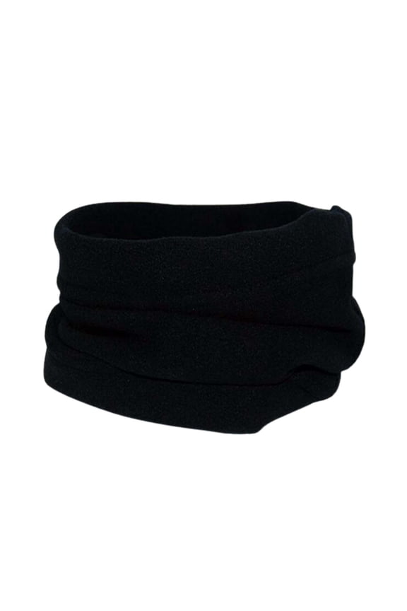 Neck Scarf Adjustable Solid Color Fleece Keep Warming Ski Tube Warmer for Sports