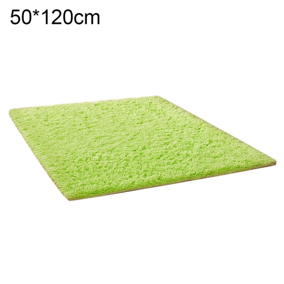 NUZYZ Non-slip Soft Living Room Shaggy Area Rug Fluffy Floor Mat Pad Carpet Cushion Fruit Green 50x120cm
