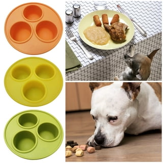 Waroomhouse Freezeable Dog Treat Molds Create Healthy Treats with This  Easy-to-clean Pet Treat Tray Silicone Dog Treat Molds for Homemade  Freezable for Diy 