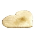 thumbnail image 1 of NUZYZ Plush Heart Shape Non-slip Living Room Mat Carpet Cushion Area Rug Home Decor Beige*, 1 of 8