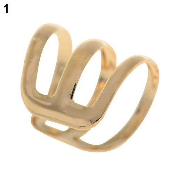 NUZYZ Punk Rock Ear Clip Cuff Earrings Non-Piercing Clip On Jewelry for Women Party