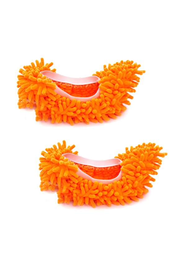 Shoes Cover Skin-friendly Dust Cleaning Soft Floor Mopping Cleaning Slipper for House