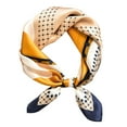 thumbnail image 1 of NUZYZ Silk Scarf for Women Soft Breathable Fashionable Neck Collar with Colorful Print Perfect for Parties Commutes, 1 of 8