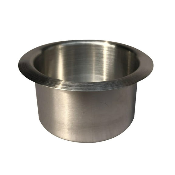NUZYZ Stainless Steel Drop-in Cup Holder for Sofa Boat RV Couch Car Truck Poker Table